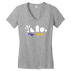 Beauty and The Beast Squadgoals Women's V-Neck T-Shirt