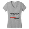 grandpa loading Women's V-Neck T-Shirt