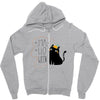 Halloween Cat Zipper Hoodie