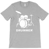 drummer drum kit indie rock music T-Shirt