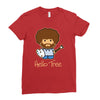 hello tree Ladies Fitted T-Shirt