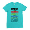daddy you are my favorite superhero Ladies Fitted T-Shirt