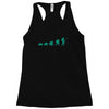 evolution of turtles Racerback Tank