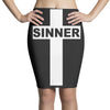sinner christian god bible new Pencil Skirts