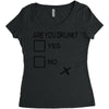 are you drunk check Women's Triblend Scoop T-shirt