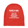 March Girl Hated By Many Baby Beanies