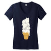 meowlting Women's V-Neck T-Shirt