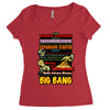 gildan  big bang theory lyrics 2, ideal gift, birthday present Women's Triblend Scoop T-shirt