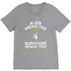 alien abductee survivor tour ufo nerd geek comic funny V-Neck Tee