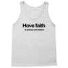 have faith in science and reason t shirt medium funny atheism religion Tank Top