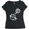 cow says mu Women's Triblend Scoop T-shirt