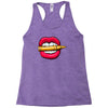 bullet in mouth Racerback Tank