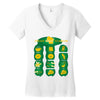 cheesy talk Women's V-Neck T-Shirt