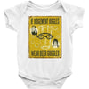 beer goggles sign, ideal gift or birthday present. Baby Onesie