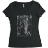 black metal phillip Women's Triblend Scoop T-shirt