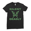 silent but deadly Ladies Fitted T-Shirt