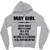 Super May Girl Zipper Hoodie