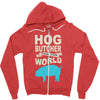 hog butcher to the world chicago Zipper Hoodie