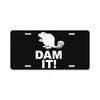 dam it! License Plate