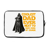 Coolest Dad Ever Next to Darth Vader of Course Laptop sleeve
