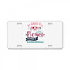 An August Girl Like A Flowers License Plate