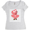 oh my god pig Women's Triblend Scoop T-shirt