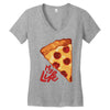 pizza my life Women's V-Neck T-Shirt