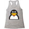 penguin face Racerback Tank