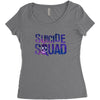 SUICIDE SQUAD Women's Triblend Scoop T-shirt