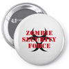 Zombie Security Force Pin-back button
