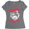 khabib nurmagomedov bear strong Women's Triblend Scoop T-shirt