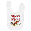 calvin hobbes Baby Bibs