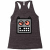 robot funny Racerback Tank