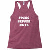 fries before guys Racerback Tank