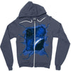 pocketless universe Zipper Hoodie