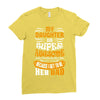 My Daughter Super Awesome Dad Ladies Fitted T-Shirt