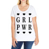 Girl Power Ladies Curvy T-Shirt
