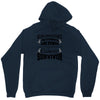 never underestimate the strength and power of a cancer survivor Unisex Hoodie