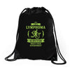 I am a Lymphoma Cancer Survivor - What's Your Superpower? Drawstring Bags