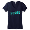 bored Women's V-Neck T-Shirt