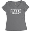 baker skateboards Women's Triblend Scoop T-shirt