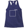 think outside the box Racerback Tank