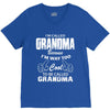 I&rsquo;m Called Grandma Because I&rsquo;m Way Too Cool To Be Called Grandma V-Neck Tee