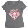 king diamond Women's Triblend Scoop T-shirt