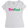 TEEN FRESH Women's Triblend Scoop T-shirt