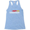 Fire White Racerback Tank