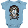 smokin pipes n feathers Baby Onesie