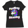 feeling stabby Ladies Fitted T-Shirt