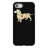 dachshund flower iPhone 8 Case