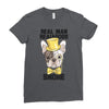 snoring gentleman Ladies Fitted T-Shirt